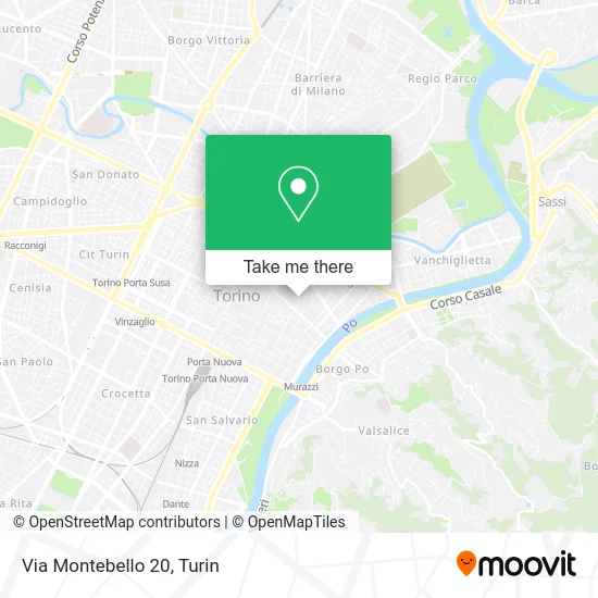 Montebello Street 20 map