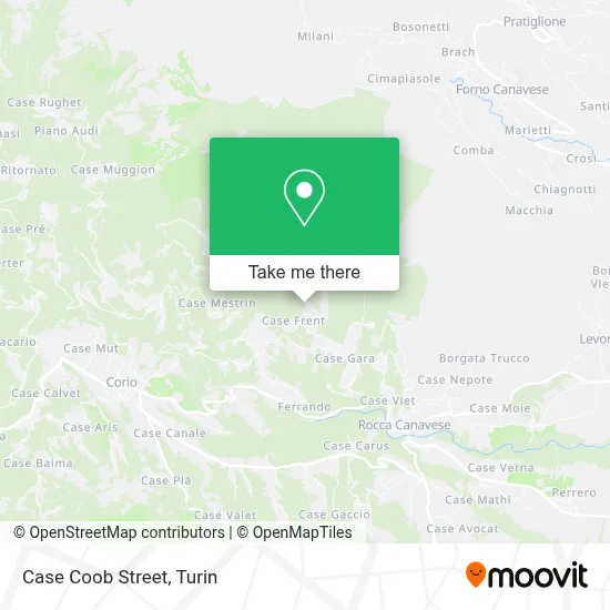 Case Coob Street map