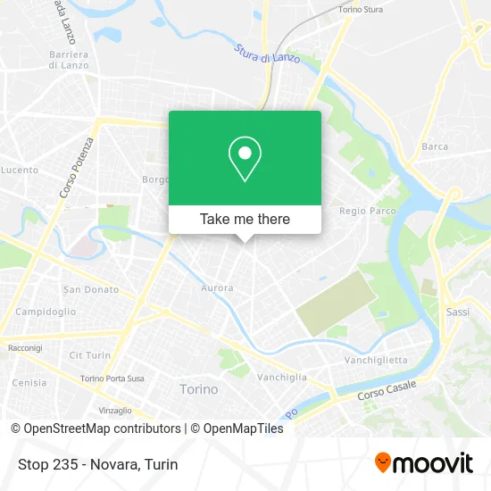 Stop 235 - Novara map