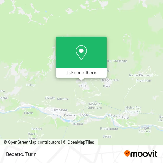 Becetto map