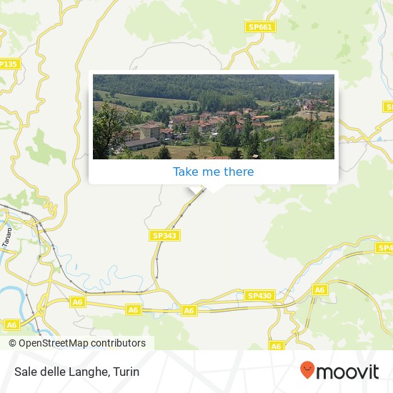 Sale delle Langhe map