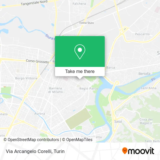 Via Arcangelo Corelli map