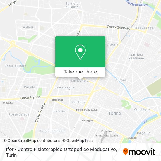 Ifor - Centro Fisioterapico Ortopedico Rieducativo map