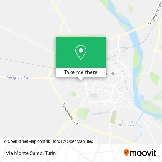 Monte Santo Street map