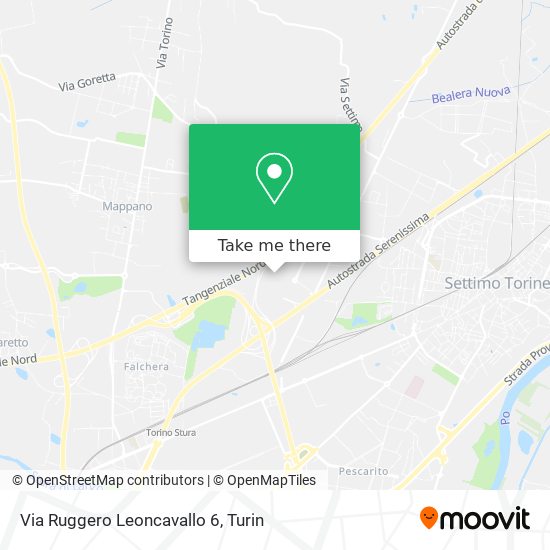 Via Ruggero Leoncavallo 6 map