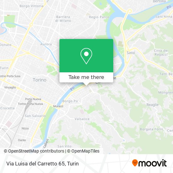 Via Luisa del Carretto 65 map