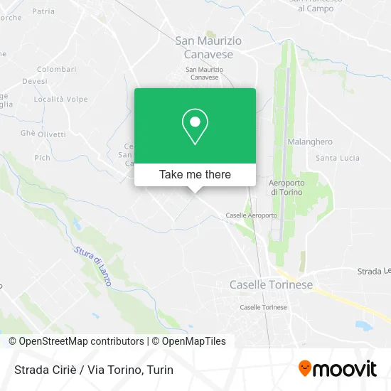 Strada Ciriè / Via Torino map