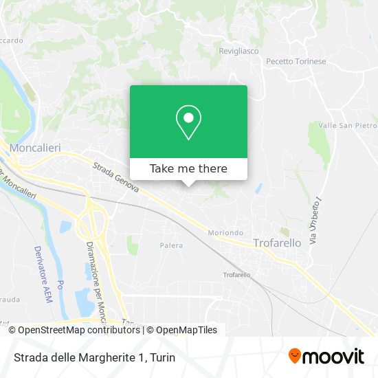 Strada delle Margherite 1 map