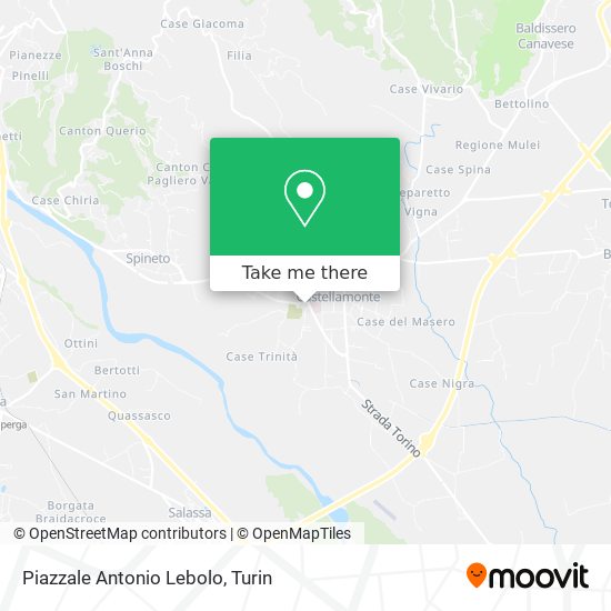 Piazzale Antonio Lebolo map