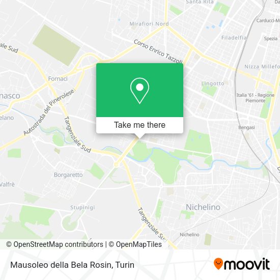Mausoleo della Bela Rosin map