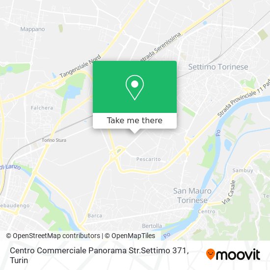 Centro Commerciale Panorama Str.Settimo 371 map