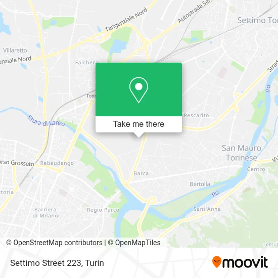 Settimo Street 223 map