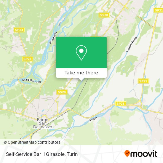 Self-Service Bar il Girasole map