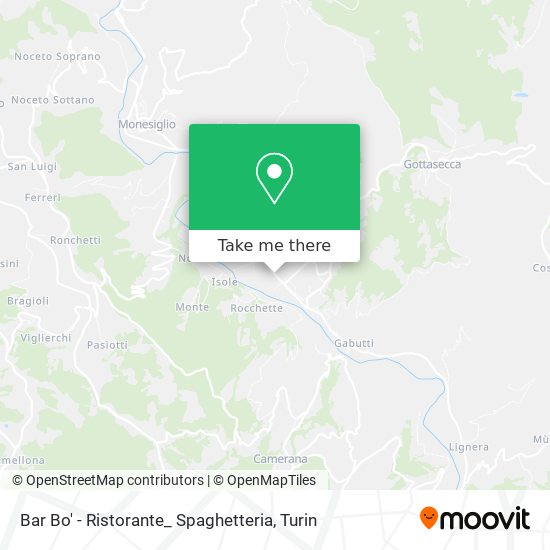 Bar Bo' - Ristorante_ Spaghetteria map