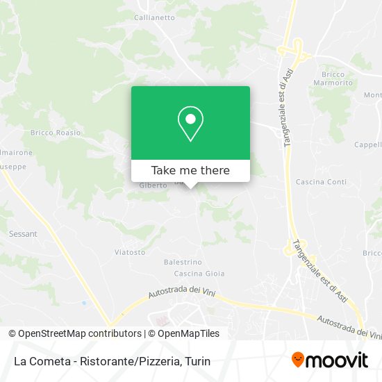 La Cometa - Ristorante / Pizzeria map