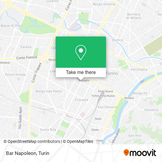 Bar Napoleon map