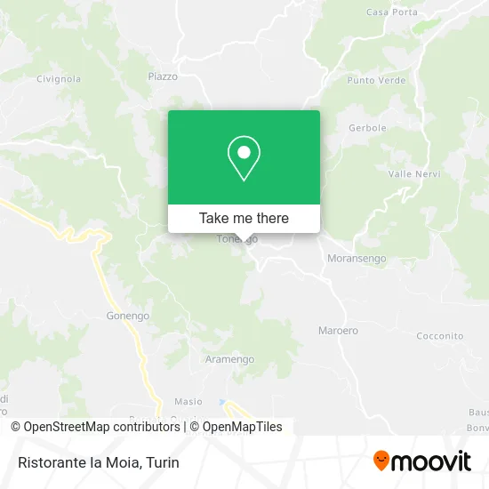 La Moia Restaurant map