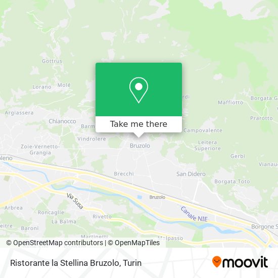 Ristorante la Stellina Bruzolo map