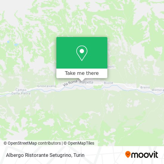 Albergo Ristorante Setugrino map