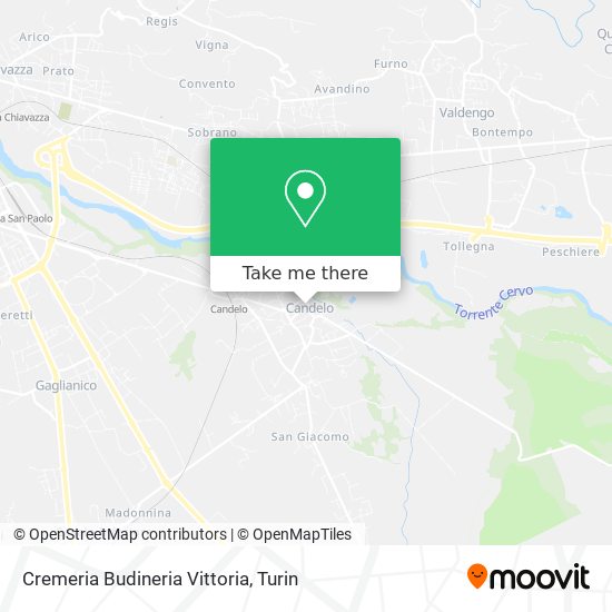 Cremeria Budineria Vittoria map