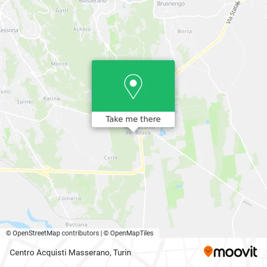 Masserano Shopping Center map