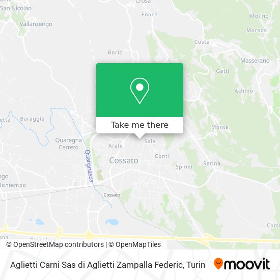 Aglietti Carni Sas di Aglietti Zampalla Federic map