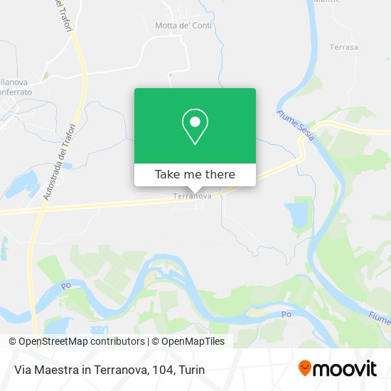 Via Maestra in Terranova, 104 map