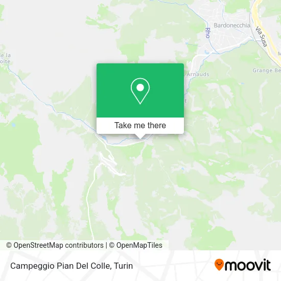 Campeggio Pian Del Colle map