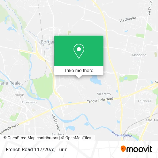 French Road 117/20/e map