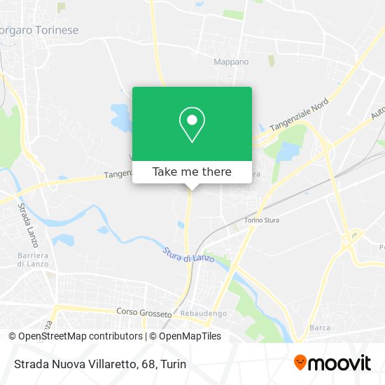 Strada Nuova Villaretto, 68 map