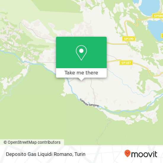Deposito Gas Liquidi Romano map