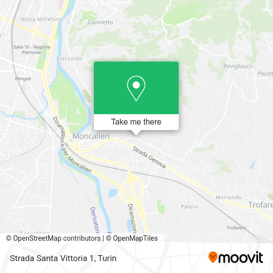 Santa Vittoria Street 1 map