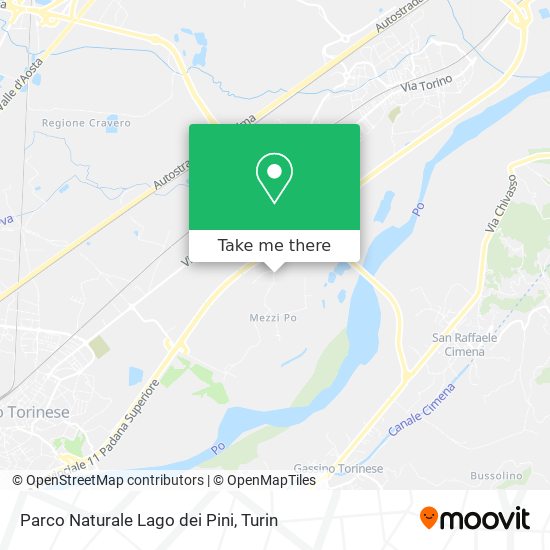 Parco Naturale Lago dei Pini map