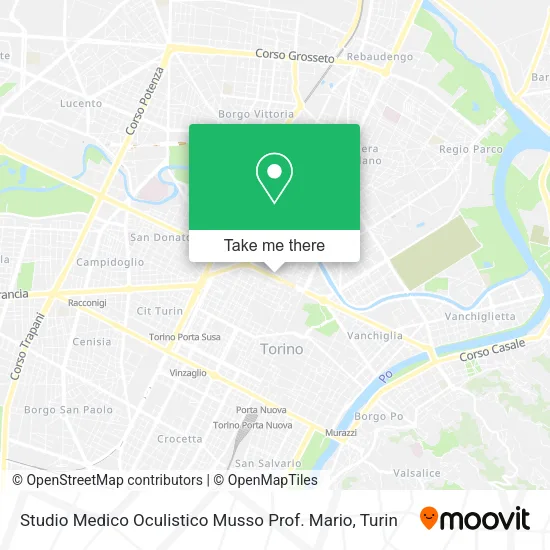 Studio Medico Oculistico Musso Prof. Mario map