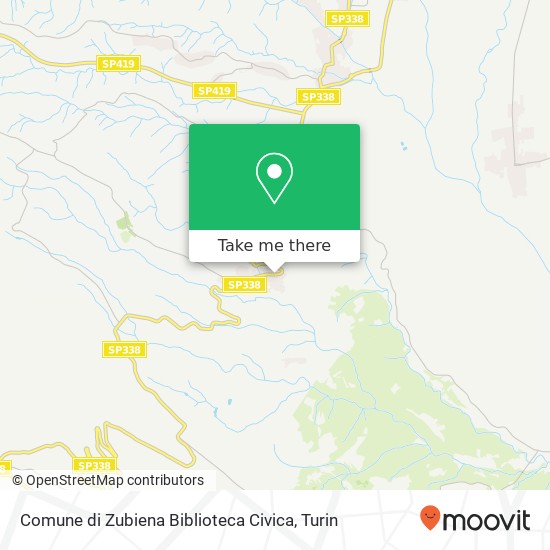 Comune di Zubiena Biblioteca Civica map