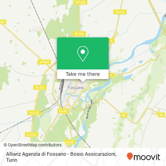Allianz Agenzia di Fossano - Bosio Assicurazioni map