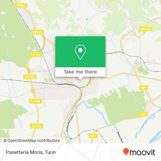 Panetteria Moris map