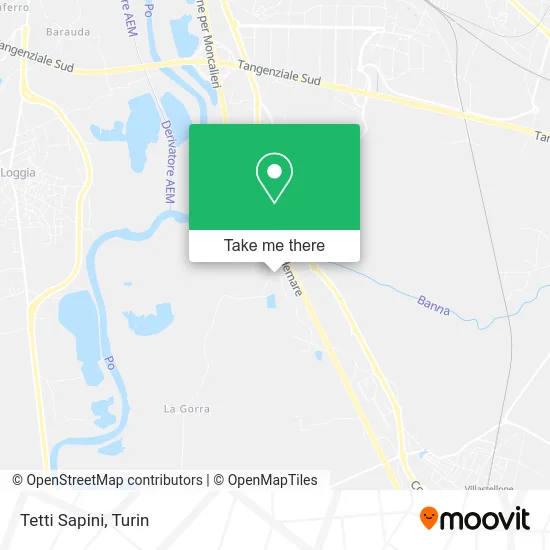 Tetti Sapini map