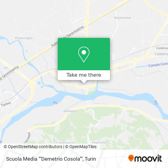 Scuola Media ""Demetrio Cosola"" map