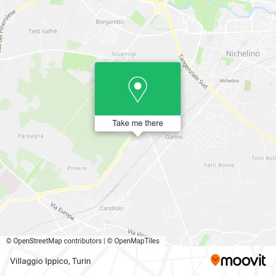 Villaggio Ippico map