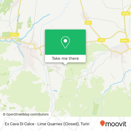 Ex Cava Di Calce - Lime Quarries (Closed) map