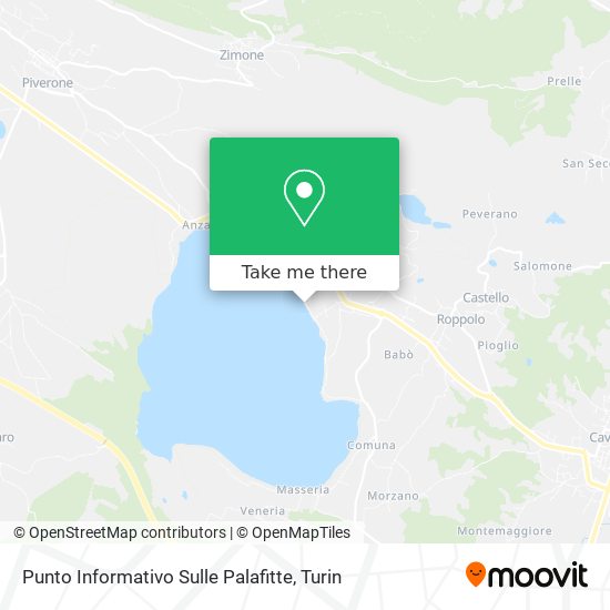 Punto Informativo Sulle Palafitte map