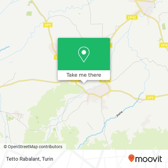 Tetto Rabalant map