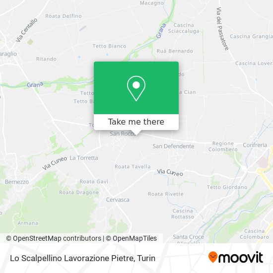Lo Scalpellino Lavorazione Pietre map