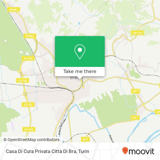 Casa Di Cura Privata Città Di Bra map