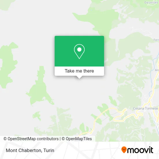 Mont Chaberton map