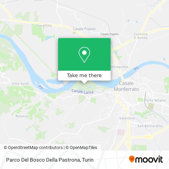 Parco Del Bosco Della Pastrona map