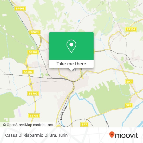 Cassa Di Risparmio Di Bra map