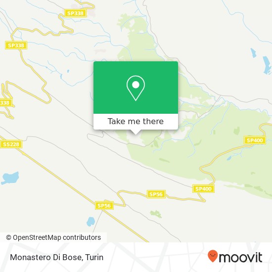 Monastero Di Bose map