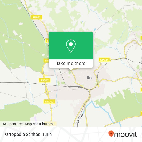 Ortopedia Sanitas map